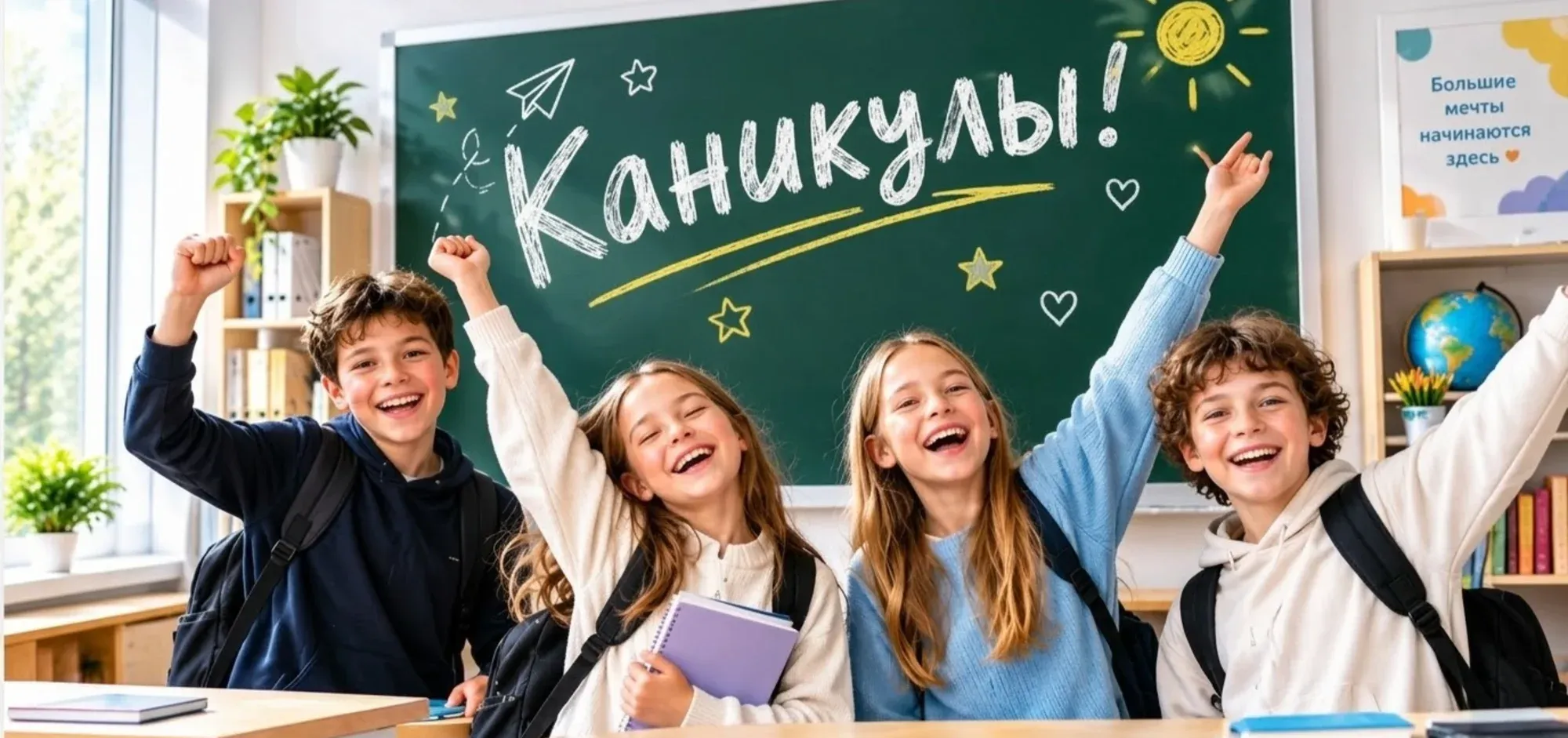 Каникулы в 2026–2027 учебном году: даты осенних, зимних, весенних и летних каникул у школьников Каникулы в 2026–2027 учебном году: даты осенних, зимних, весенних и летних каникул у школьников