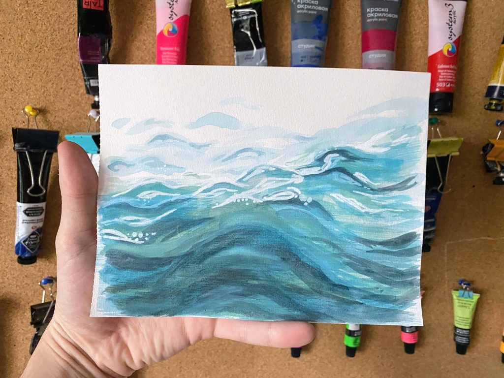 Как нарисовать воду